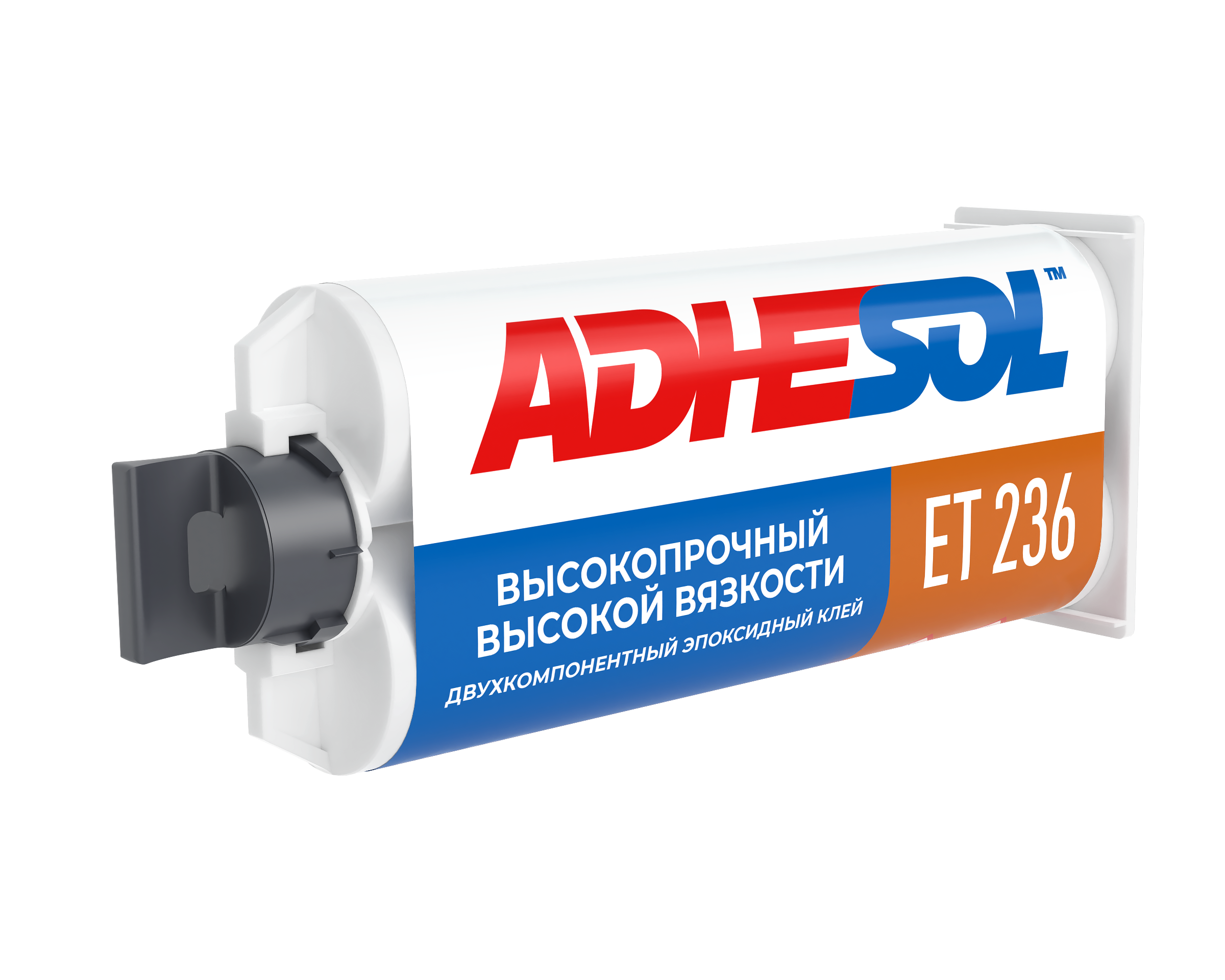 Двухкомпонентный высокопрочный тиксотропный конструкционный эпоксидный клей ADHESOL ET 236 50мл